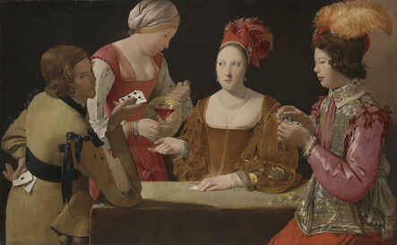 Georges de La Tour, ‘The Cheat with the Ace of Clubs’, 1630-1634
