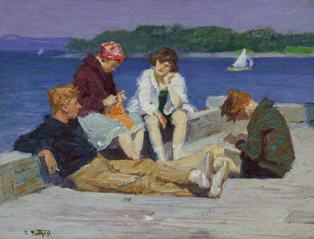Edward Henry Potthast, ‘Beach Scene #4’, ca. 1920