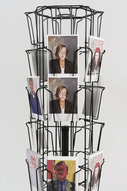 Reena Spaulings, ‘Postcard display’, 2013
