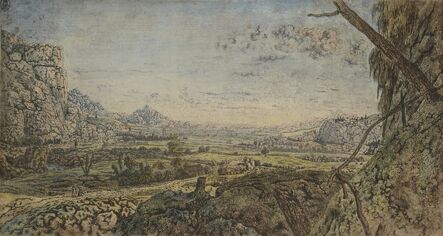 Hercules Segers, ‘Mountain Valley with Fenced Fields’, 1625-1630