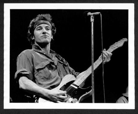 Bob Gruen, ‘Bruce Springsteen - Live Exhibition Stadium Grandstand in Toronto, Canada ’, 1984