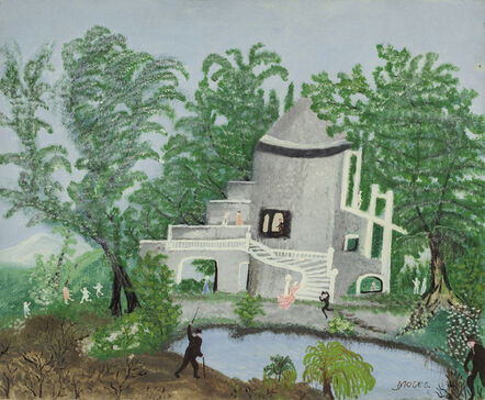 Grandma Moses, ‘The Witches [sic] Castle’, 1950