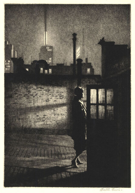 Martin Lewis, ‘Little Penthouse.’, 1931.