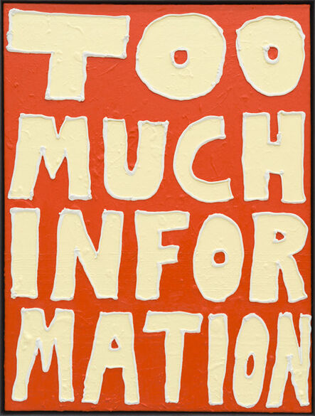 Georg Weißbach, ‘Too much information’, 2020