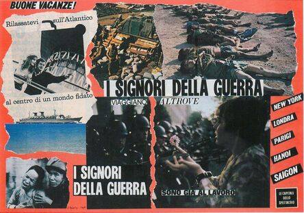 Eugenio Miccini, ‘Senza titolo (I signori della guerra)’, 1968