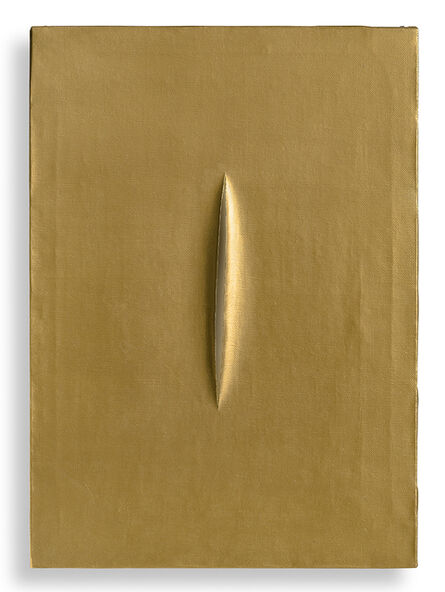 Lucio Fontana, ‘Concetto Spaziale, Attese (Spacial Concept, Waiting)’, 1960