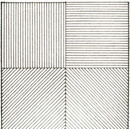 Sol LeWitt, ‘Lines in Four Directions’, 1976