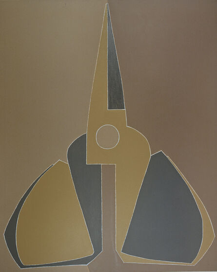 Mao Xuhui 毛旭辉, ‘Outline, Yellow-grey Scissors, Upright ’, 2007