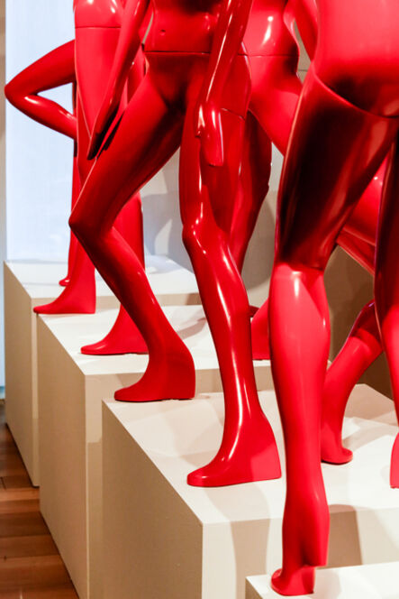 Ralph Pucci, ‘Eight mannequins (from MOTION²--RED)’, 2014