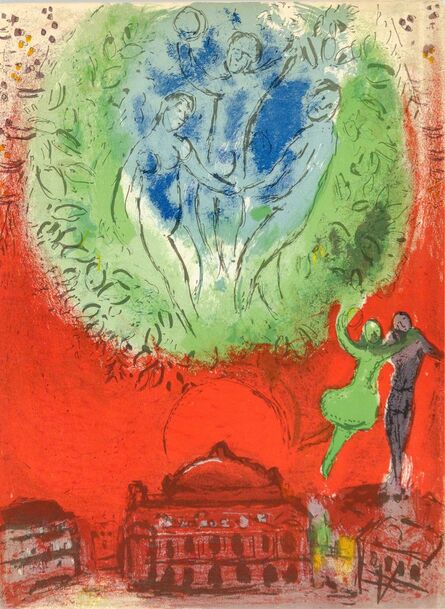 Marc Chagall, ‘L’OPÉRA (The Opera)’, 1954