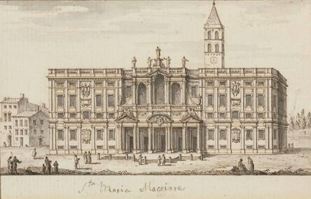 Francesco Zucchi, ‘A view of Santa Maria Maggiore, Rome’