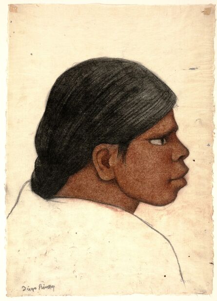 Diego Rivera, ‘Profile of a Woman’, ca. 1930