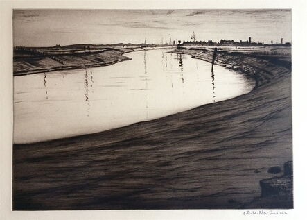 Christopher Richard Wynne Nevinson, ‘Ebb Tide (On the Camber)’, 1918