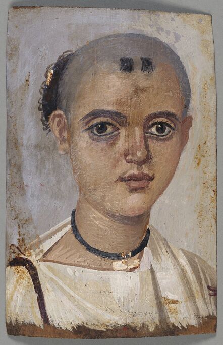 ‘Mummy Portrait of a Youth’, 150 -200