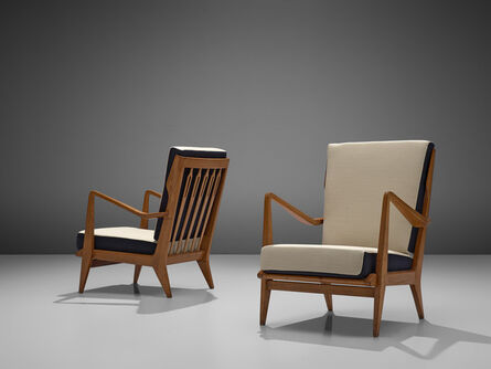 Gio Ponti, ‘Pair of Lounge Chairs Model 516’, 1950s