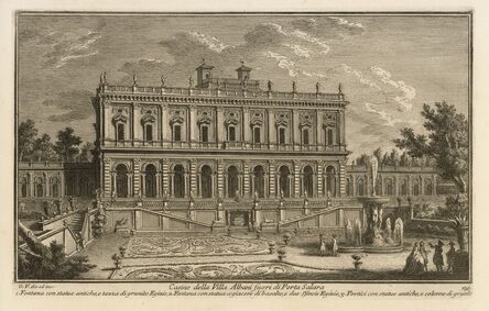 Giuseppe Vasi, ‘Casino della Villa Albani Suori di Porta Salara’, 1747-1801