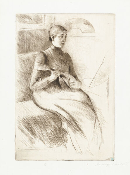 Mary Cassatt, ‘The Mandolin Player’, ca. 1899