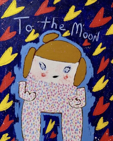 Adam Handler, ‘To the moon girl with breezy hearts’, 2021