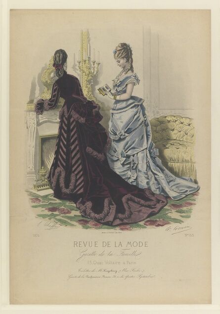 E. Cheffer, ‘Plate No. 153 in Fashion Review in the Family Gazette [Revue de la Mode, Gazette de la Famille]’, 1847