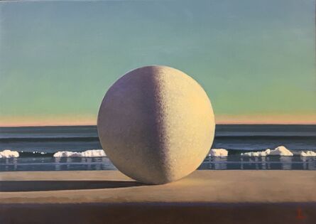 David Ligare, ‘White Sphere (To the Encircling Seas)’, 2015