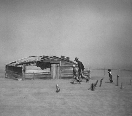 Arthur Rothstein, ‘Fleeing Dust Storm, Cimarron County, Oklahoma’, 1936, printed under Rothstein's supervision, 1983, 84