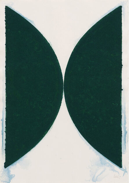 Ellsworth Kelly, ‘Colored Paper Image II (Dark Green Curves)’, 1976