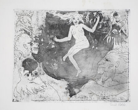 Emil Nolde, ‘Der Tod als Tänzerin’, 1918
