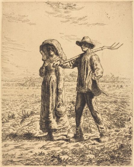 Jean-François Millet, ‘Departure for Work (Le depart pour le travail)’, 1863