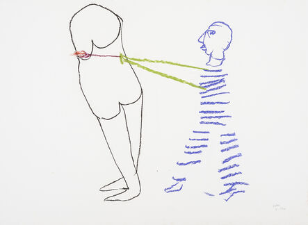 Sidney Nolan, ‘Artist drawing a nude’, 1984