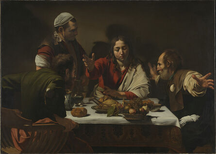 Michelangelo Merisi da Caravaggio, ‘The Supper at Emmaus’, 1601