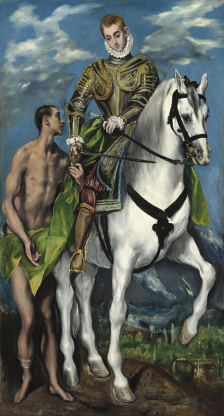 El Greco, ‘Der Heilige Martin und der Bettler’, 1597 / 1599
