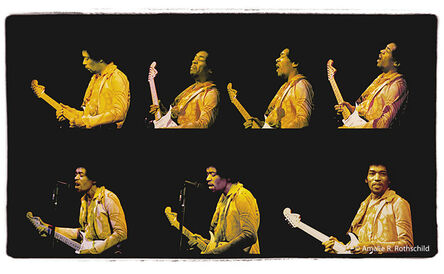 Amalie R. Rothschild, ‘Jimi Hendrix at Fillmore East, December 31, 1969’, 1969