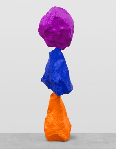 Ugo Rondinone, ‘Small Orange Blue Violet Mountain’, 2021