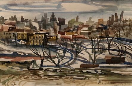 Art Rosenbaum, ‘Ice Floes on the Harlem River 1’, 2013