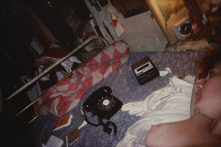Nan Goldin, ‘Self-portrait in bed, NYC’, 1981