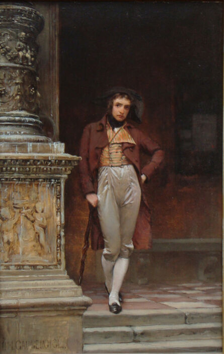 Ignaz Marcel Gaugengigl, ‘The Dandy’, 1884