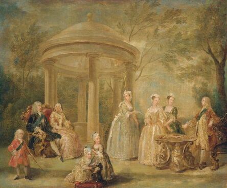 William Hogarth, ‘The Family of George II’, ca. 1731-1732