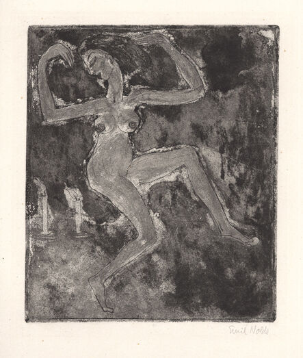Emil Nolde, ‘Kerzentänzerin’, 1918