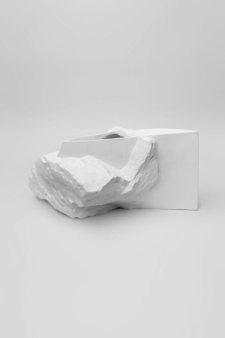 Haoyu Wu, ‘New Stoneware White Porcelain Vase No.6’, 2014
