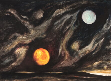 Xia Xiaowan 夏小万, ‘Earth and Sky - Solar·Lunar 天地系列之日·月’, 1983