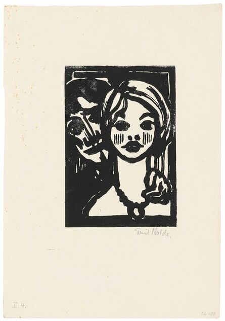 Emil Nolde, ‘Mann und junges Mädchen’, 1925