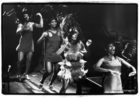 Amalie R. Rothschild, ‘Tina and the Ikettes at Filmore East, January 10, 1970’, 1970