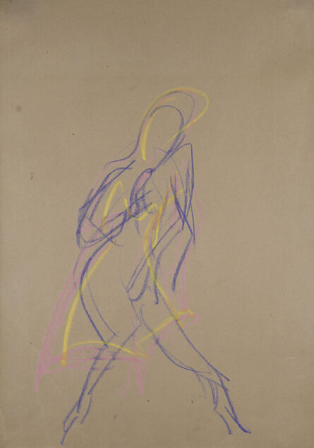 Ernst Ludwig Kirchner, ‘Wigman-Tänzerin’, ca. 1926