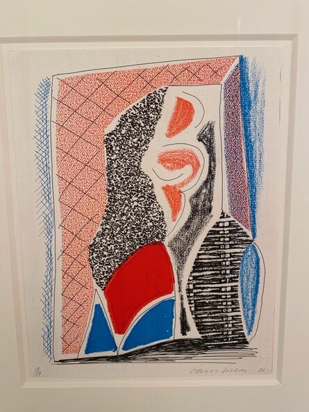 David Hockney, ‘Red, Blue and Wicker ’, ca. 1986