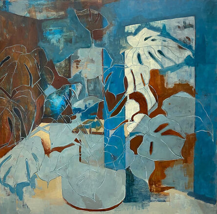 Jacqueline Boyd, ‘Shop and Plant in Blue’, 2020