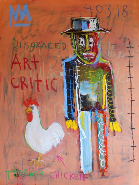 Michael Snodgrass, ‘Disgraced Art Critic with Therapy Chicken’, 2018