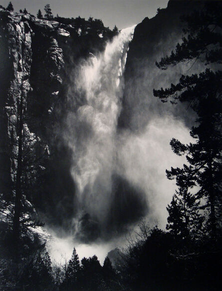 Ansel Adams, ‘Bridalveil Fall, Yosemite National Park, California (Early Special Edition Print)’, ca. 1960