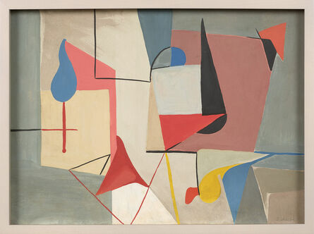 Elaine de Kooning, ‘Untitled (Cubist Piece)’, ca. 1948