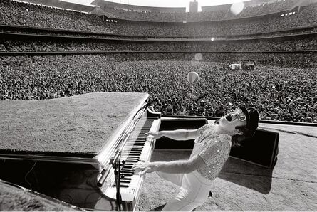 Terry O'Neill, ‘Elton John at the Dodgers Stadium LA’, 1975
