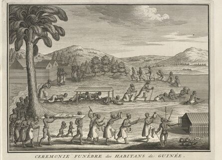 Bernard Picart, ‘Funeral Rites of the Inhabitants of Guinea’, 1723-1743